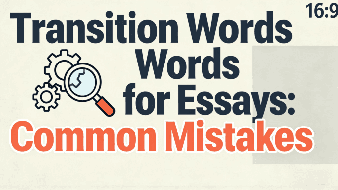 Transition Words for Essays: Common Mistakes