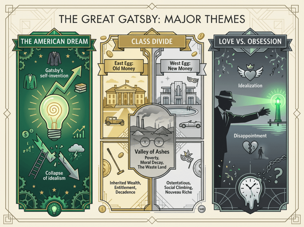 The Great Gatsby: Three Central Themes
