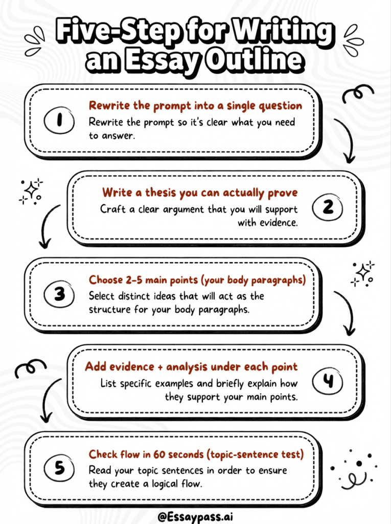 Five-Step Essay Outline Guide