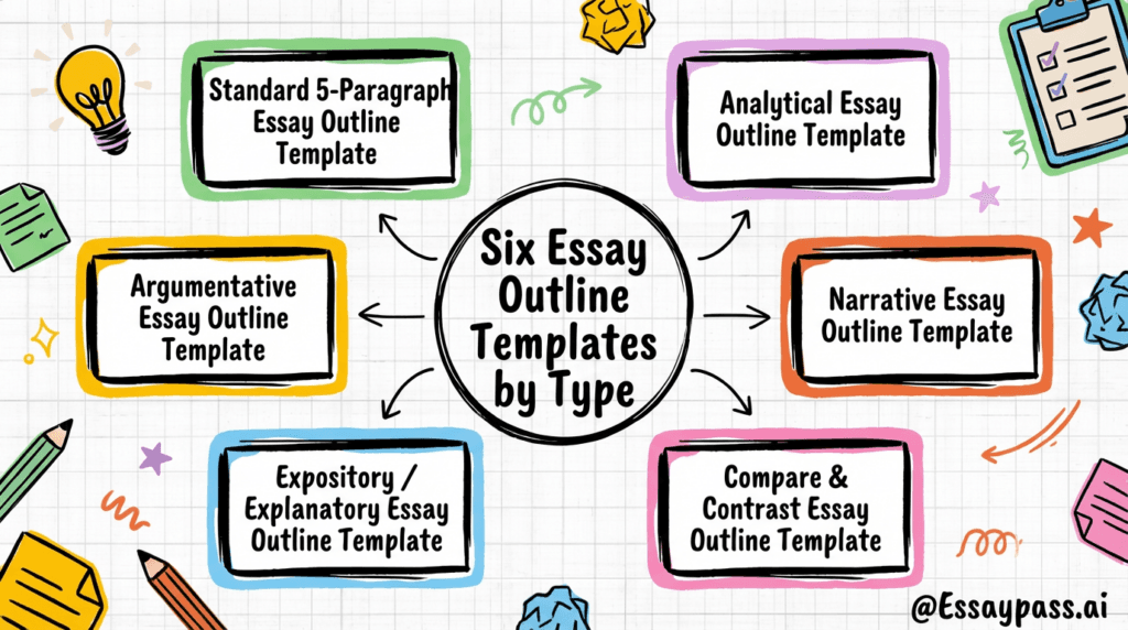 Six Essay Outline Templates by Type