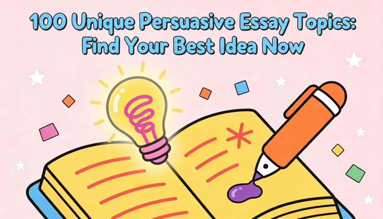 100 Unique Persuasive Essay Topics