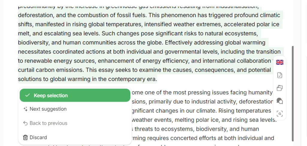 Yomu AI: Writing Interface