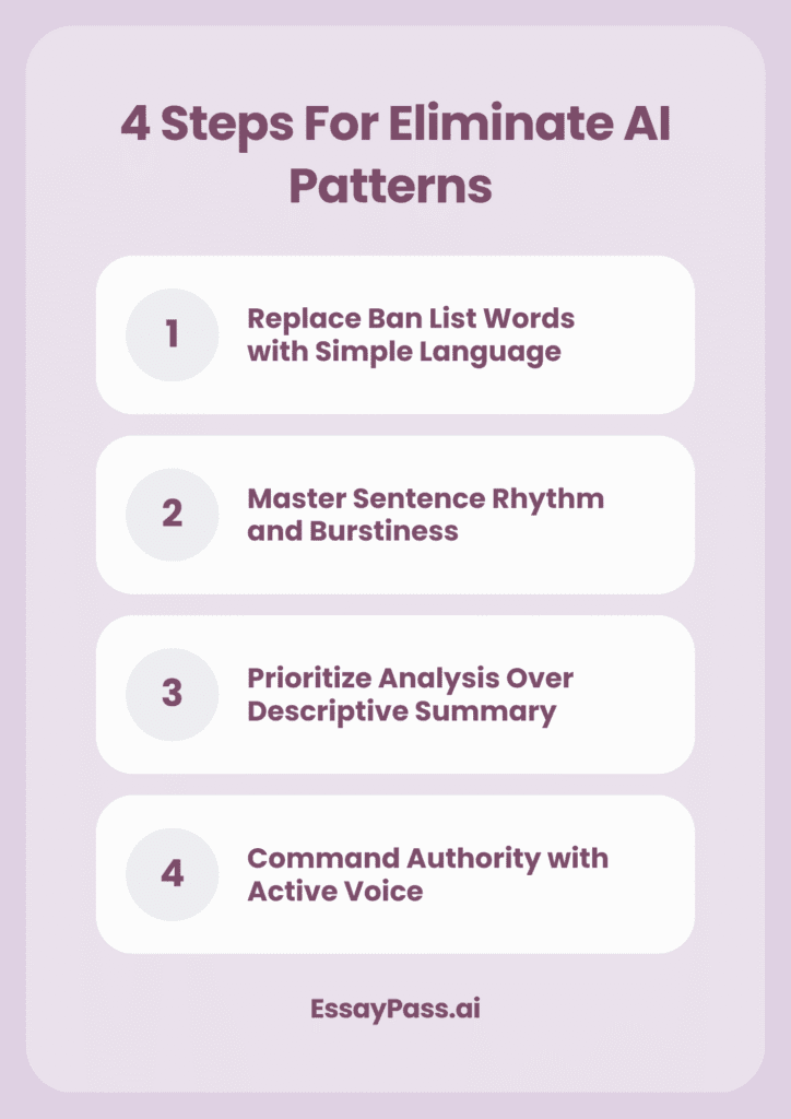 4 Steps For Eliminate AI Patterns