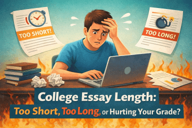 College Essay Length: Too Short, Too Long, or Hurting Your Grade?