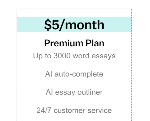 The-Good-AI:Pricing model