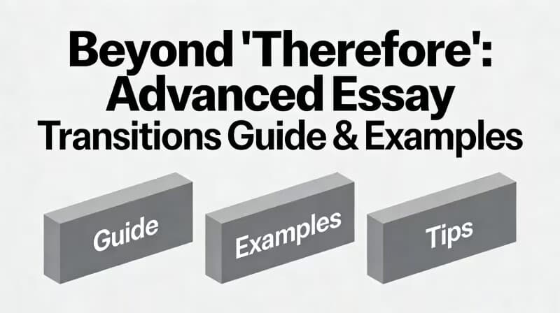Beyond “Therefore”: Advanced Essay Transitions Guide & Examples