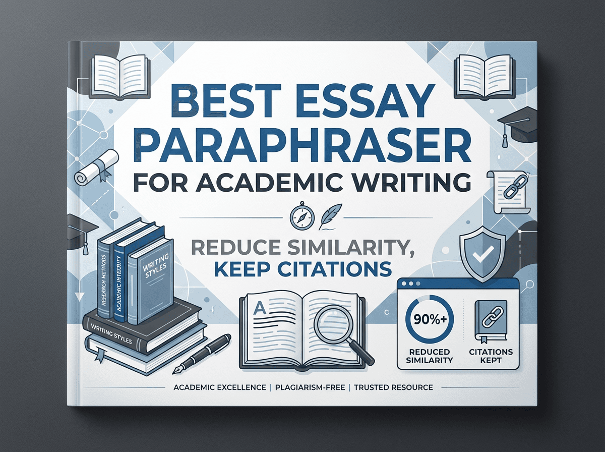 Best Essay Paraphraser: Reduce Similarity, Keep Meaning