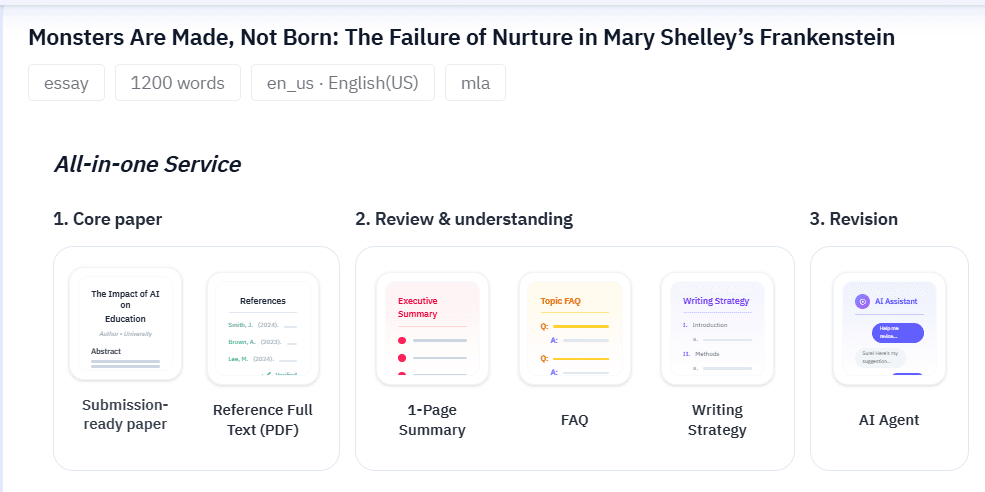 Essaypass:deliverables