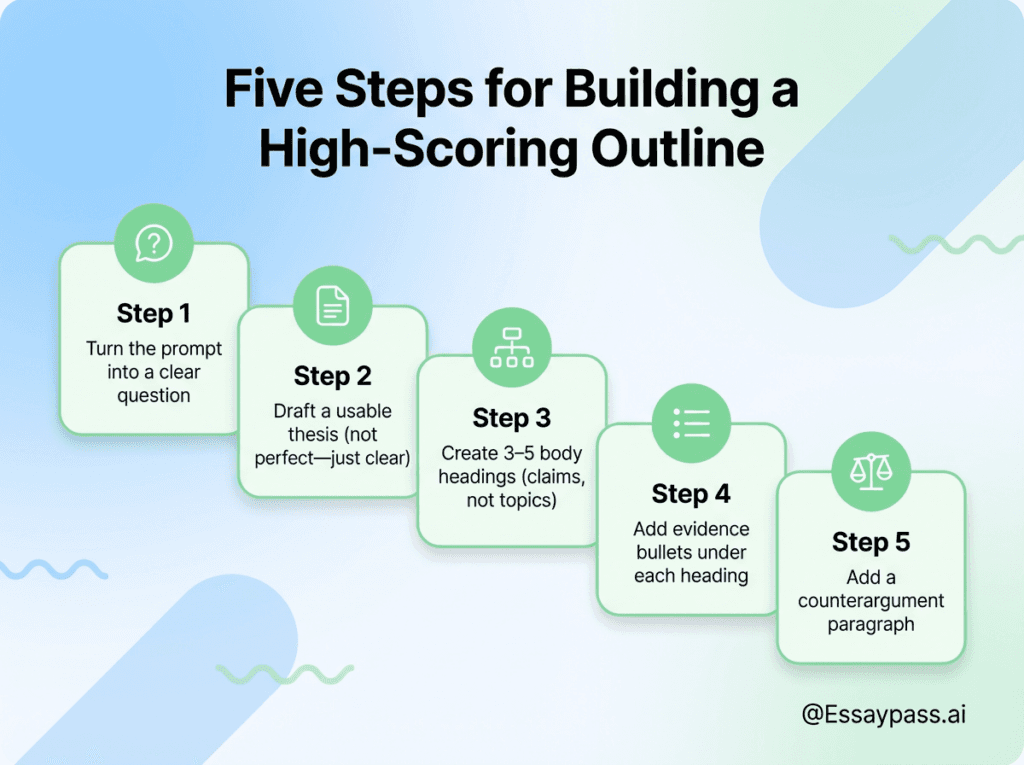Five Steps for Building a High-Scoring Outline